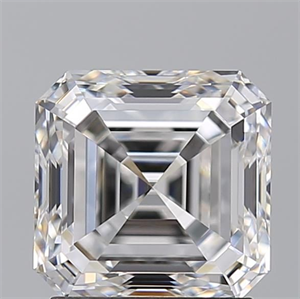 Picture of Natural Diamond 2.01 Carats, Asscher with  Cut, E Color, VVS2 Clarity and Certified by GIA