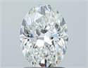 Natural Diamond 1.23 Carats, Oval with  Cut, F Color, VS2 Clarity and Certified by GIA