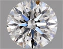 Diamante Natural 0.70 quilates, Redondo , Color D, claridad VS2 y certificado GIA