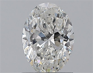 Picture of Natural Diamond 1.00 Carats, Oval with  Cut, G Color, SI2 Clarity and Certified by GIA