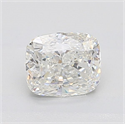 Diamante Natural 1.00 quilates, Del cojín , Color H, claridad SI1 y certificado GIA