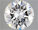 Natural Diamond 4.50 Carats, Round with Excellent Cut, D Color, VVS2 Clarity and Certified by GIA