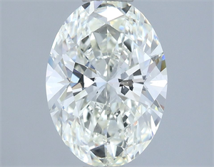 Picture of Natural Diamond 1.50 Carats, Oval with  Cut, I Color, VS2 Clarity and Certified by IGI