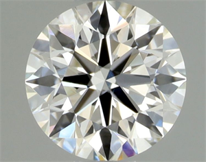Picture of Natural Diamond 0.40 Carats, Round with Excellent Cut, I Color, VS1 Clarity and Certified by GIA