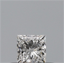 Diamante Natural 0.23 quilates, Princesa , Color F, claridad IF y certificado GIA