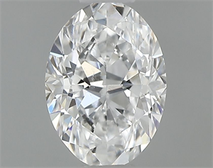 Picture of Natural Diamond 0.40 Carats, Oval with  Cut, D Color, SI1 Clarity and Certified by GIA