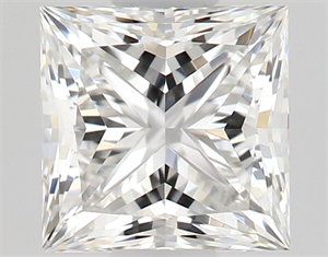 Foto Diamante Natural 0.53 quilates, Princesa , Color F, claridad VVS1 y certificado GIA de