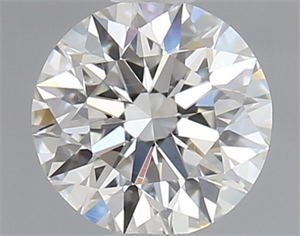 Picture of Natural Diamond 0.50 Carats, Round with Excellent Cut, H Color, VS2 Clarity and Certified by GIA