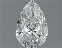 Natural Diamond 0.60 Carats, Pear with  Cut, I Color, VS1 Clarity and Certified by GIA