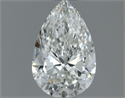 Natural Diamond 0.60 Carats, Pear with  Cut, I Color, VS1 Clarity and Certified by GIA