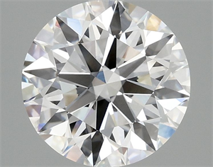 Picture of Lab Grown Diamond 2.59 Carats, Round with Ideal Cut, E Color, VVS2 Clarity and Certified by IGI