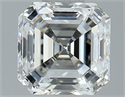 Natural Diamond 1.01 Carats, Asscher with  Cut, G Color, SI1 Clarity and Certified by GIA