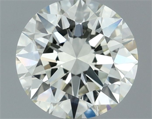 Picture of Natural Diamond 0.50 Carats, Round with Excellent Cut, K Color, VVS2 Clarity and Certified by IGI