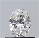 Diamante Natural 0.40 quilates, Ovalado , Color E, claridad VS1 y certificado GIA
