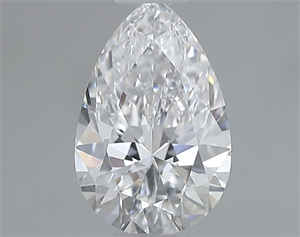 Picture of Natural Diamond 0.45 Carats, Pear with  Cut, D Color, VVS2 Clarity and Certified by GIA