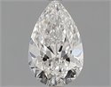Natural Diamond 0.51 Carats, Pear with  Cut, D Color, SI1 Clarity and Certified by GIA