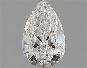 Picture of Natural Diamond 0.51 Carats, Pear with  Cut, D Color, SI1 Clarity and Certified by GIA