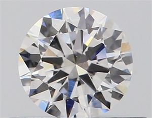 Picture of Natural Diamond 0.40 Carats, Round with Excellent Cut, D Color, SI1 Clarity and Certified by GIA