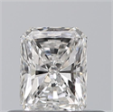 Natural Diamond 0.38 Carats, Radiant with  Cut, E Color, VVS1 Clarity and Certified by GIA