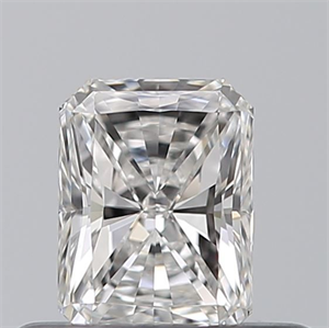 Picture of Natural Diamond 0.38 Carats, Radiant with  Cut, E Color, VVS1 Clarity and Certified by GIA