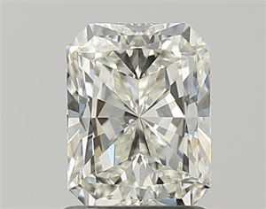 Foto Diamante Natural 1.21 quilates, Radiante , Color J, claridad SI1 y certificado GIA de