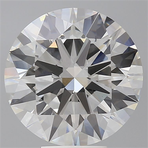 Picture of Lab Grown Diamond 7.02 Carats, Round with Ideal Cut, F Color, VVS2 Clarity and Certified by IGI