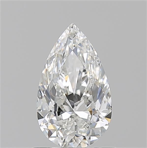 Picture of Natural Diamond 0.84 Carats, Pear with  Cut, F Color, VVS1 Clarity and Certified by GIA