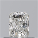 Natural Diamond 0.28 Carats, Radiant with  Cut, F Color, VVS1 Clarity and Certified by GIA