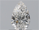 Natural Diamond 0.54 Carats, Pear with  Cut, E Color, VS2 Clarity and Certified by GIA