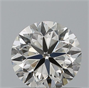 Natural Diamond 0.50 Carats, Round with Very Good Cut, H Color, VVS1 Clarity and Certified by IGI
