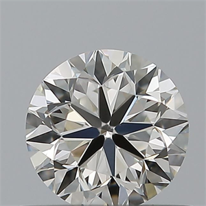 Picture of Natural Diamond 0.50 Carats, Round with Very Good Cut, H Color, VVS1 Clarity and Certified by IGI