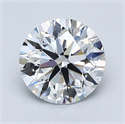Diamante Natural 1.30 quilates, Redondo , Color D, claridad IF y certificado GIA