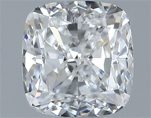 Foto Diamante Natural 0.50 quilates, Del cojín , Color F, claridad VVS1 y certificado GIA de