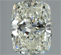 Natural Diamond 2.01 Carats, Cushion with  Cut, L Color, SI1 Clarity and Certified by GIA