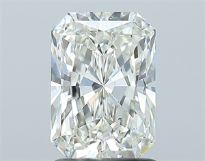 Foto Diamante Natural 1.51 quilates, Radiante , Color I, claridad SI1 y certificado GIA de