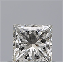 Natural Diamond 0.41 Carats, Princess with  Cut, G Color, VVS2 Clarity and Certified by GIA