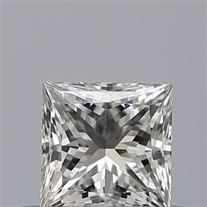 Picture of Natural Diamond 0.41 Carats, Princess with  Cut, G Color, VVS2 Clarity and Certified by GIA