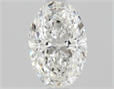 Natural Diamond 0.60 Carats, Oval with  Cut, F Color, VS1 Clarity and Certified by GIA