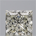 Natural Diamond 0.71 Carats, Princess with  Cut, I Color, VVS1 Clarity and Certified by IGI