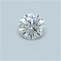 Natural Diamond 0.40 Carats, Round with Very Good Cut, E Color, SI1 Clarity and Certified by GIA