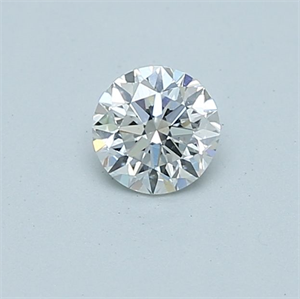 Picture of Natural Diamond 0.40 Carats, Round with Very Good Cut, E Color, SI1 Clarity and Certified by GIA