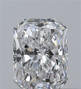 Picture of Natural Diamond 0.30 Carats, Radiant with  Cut, E Color, VVS1 Clarity and Certified by GIA