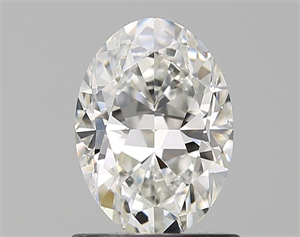 Foto Diamante Natural 1.00 quilates, Ovalado , Color H, claridad VS1 y certificado GIA de