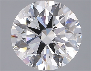 Picture of Lab Grown Diamond 2.77 Carats, Round with Ideal Cut, E Color, VS1 Clarity and Certified by IGI