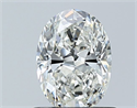 Diamante Natural 0.80 quilates, Ovalado , Color H, claridad IF y certificado GIA