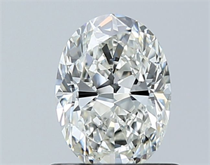 Picture of Natural Diamond 0.80 Carats, Oval with  Cut, H Color, IF Clarity and Certified by GIA
