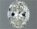 Natural Diamond 0.80 Carats, Oval with  Cut, I Color, VVS1 Clarity and Certified by IGI