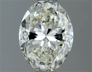 Picture of Natural Diamond 0.80 Carats, Oval with  Cut, I Color, VVS1 Clarity and Certified by IGI