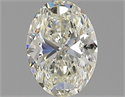 Natural Diamond 1.20 Carats, Oval with  Cut, K Color, VVS1 Clarity and Certified by GIA