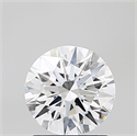 Lab Grown Diamond 1.09 Carats, Round with Ideal Cut, E Color, VVS1 Clarity and Certified by IGI